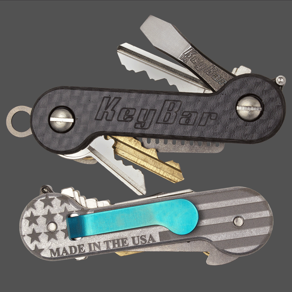 KeyBar KBR289, Aluminum / Carbon Fiber, Made in USA
