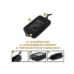 OneTigris LQB05BK Cassette EDC Pouch, Small, Black