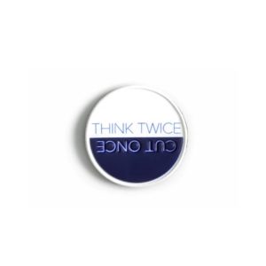 Chris Reeve Patch PVC “Think Twice”