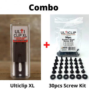 UltiClip Combo Set, UltiClip XL + 30pc. Screw Kit